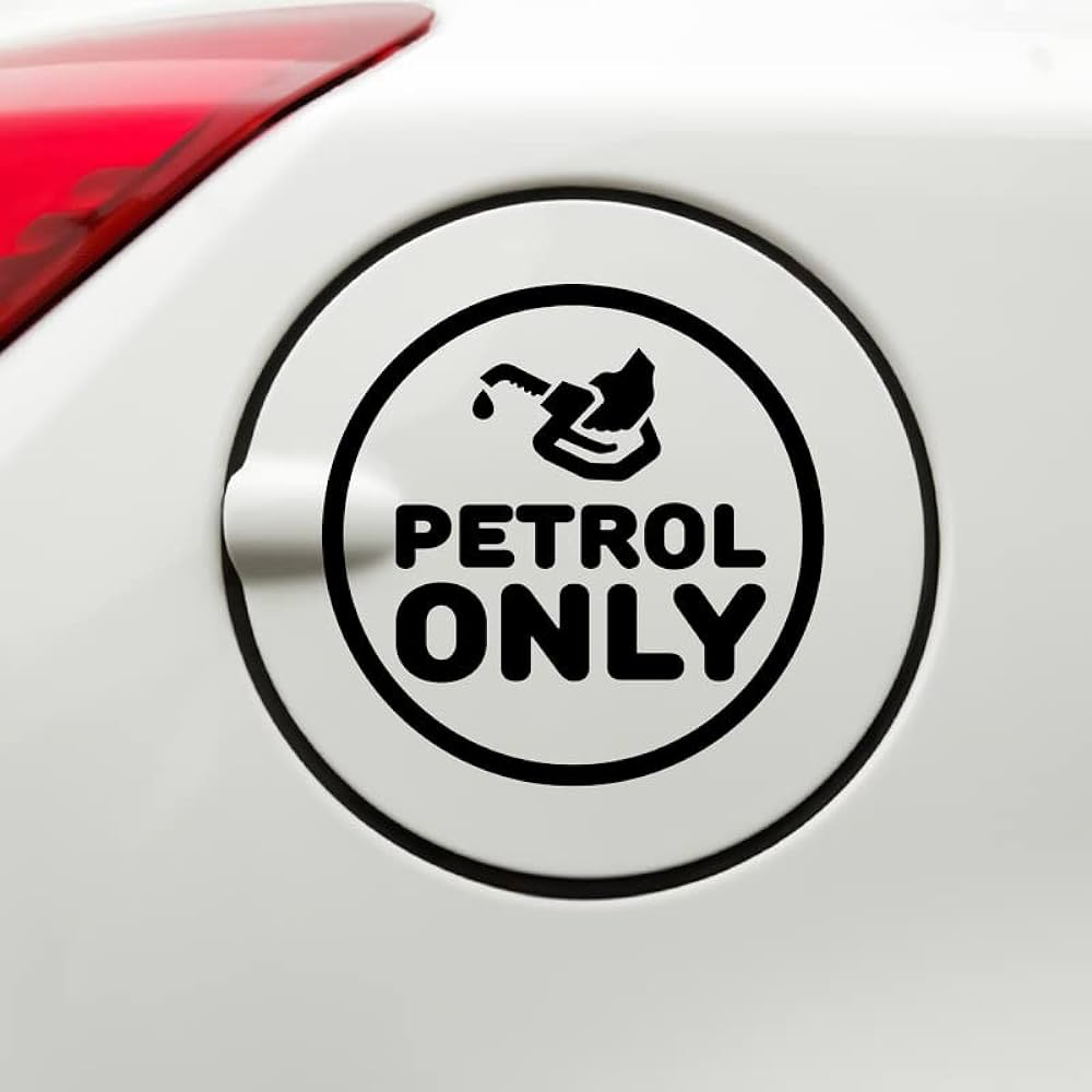 Petrol Sticker for car Sticker for Car Fuel Lid (Size:- 11.5X11.5 Cm.). by  Omega Nitcon Pack of 1 : Amazon.in: Car & Motorbike