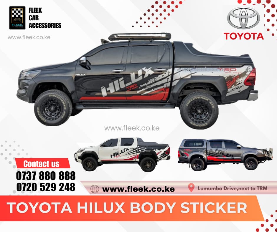 Toyota Hilux Body Sticker Decals